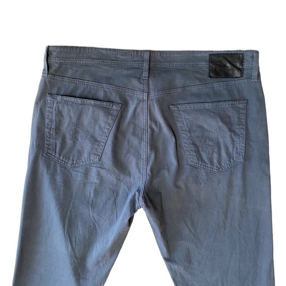 AG Adriano Goldschmied The Graduate Pants Tailored Leg Chino Mens 38x27 Gray - Picture 5 of 8